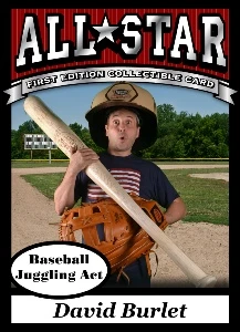 BaseBall Juggling act BASEBALL BETWEEN ENNING ENTERTAINMENT acts Baseball Entertainment acts Between Enning entertainment best SPORTS ENTERTAINMENT SHOWS